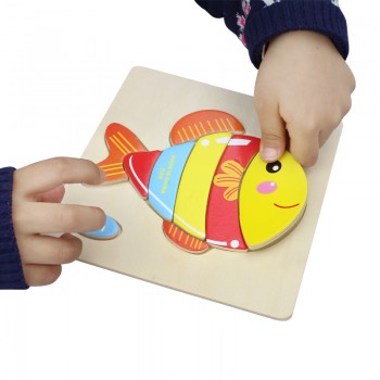 Baby Toys Wooden Puzzle Cute Cartoon Animal Intelligence Kids Educational  Gift Brain Teaser Children Tangram Shapes Jigsaw gift