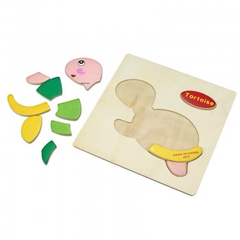 Baby Toys Wooden Puzzle Cute Cartoon Animal Intelligence Kids Educational  Gift Brain Teaser Children Tangram Shapes Jigsaw gift