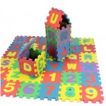 36pcs / Set 4.7cmX4.7cm Kids Puzzles Toys EVA Foam Mat Alphabet Letters Numbers Puzzle Children Intelligence Development