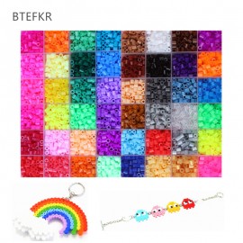 48 Colors 5mm Hama Beads Puzzle Education Toy Jigsaw Puzzle Perler Beads 3D Puzzles Fuse Beads For Children 1000pcs/bag