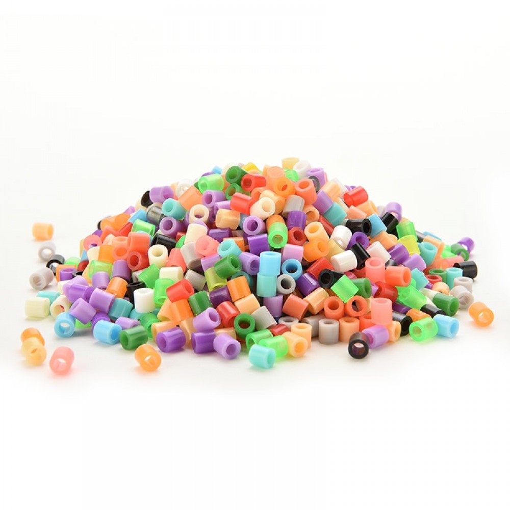 500pcs/lot EVA Beads 5mm Hama Perler Fuse Beads 13 Colors Iron Beads Kids Diy Handmaking Toys