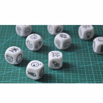 New Telling Story Dice Game Magic Cube Story Metal Box/Bag English Instructions Family/Parents/Party Funny Imagine Toys