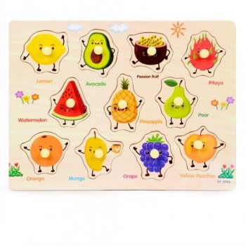 30cm Kid Early Educational Toys Baby Hand Grasp Wooden Toy Puzzle Alphabet Digit Learning Education Child Wood Jigsaw Toy