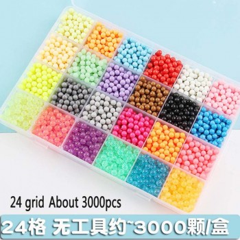 DIY Magic Aquabeads Puzzle Water Spray Educational Aqua beads handmade Toys for Children Education