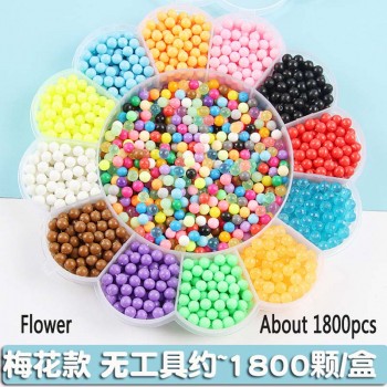 DIY Magic Aquabeads Puzzle Water Spray Educational Aqua beads handmade Toys for Children Education