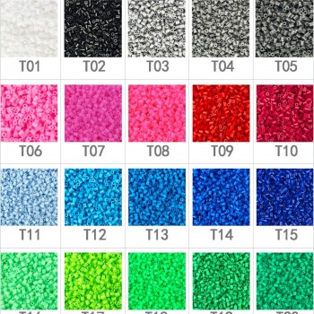 500pcs 2.6mm EVA Hama/Perler Beads Toy Kids Fun Craft DIY Handmaking Fuse Bead Creative Intelligence Educational Toys