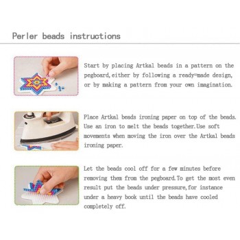 500pcs 2.6mm EVA Hama/Perler Beads Toy Kids Fun Craft DIY Handmaking Fuse Bead Creative Intelligence Educational Toys