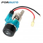 FORAUTO Outlet Plug Boat Motorcycle Car Cigarette Lighter Unviersal Power Socket With LED Light 12V 120W