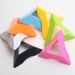 4pcs Hot Selling Magic Cube Colorful Stand 7.5cm Funny Triangle Universal Base Holder Frame Stand Tower Accessories Magic Cubes