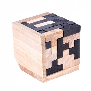 Creative 3D Puzzle Luban Interlocking Wooden Toys Early Educational Toys Wood Puzzles For Adults Kids Brain Teaser IQ Puzzles