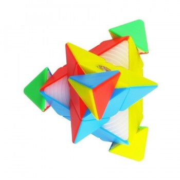 2018 Yuxin Magic Cube Speed Classic Professional Pyramid Third-order Twist Puzzle Cube Magico Sticker Children Toy