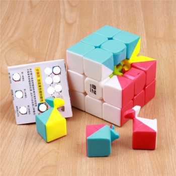 qiyi warrior w 3x3x3 three layers Magic Cubes Profissional Competition Speed Cubo magico Stickers Puzzles Cube toys for children