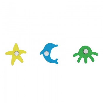 12pcs/lot Colorful Wooden Animal Cartoon Fridge Stickers Kids Toys Refrigerator Magnet for Children Baby Education Toy 40% off