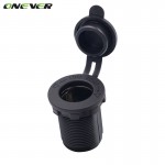 Onever Power adapter 12V Waterproof Car Accessory Cigarette Lighter Socket  Plug Outlet for Boat Tractor Motorcycle