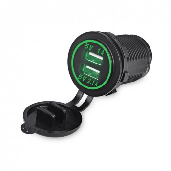 5V 3.1A USB Car Lighter Adapter Plug Cigarette USB Charger Socket Splitter Power Adapter 2V-24V For Iphone Xiaomi Samsung