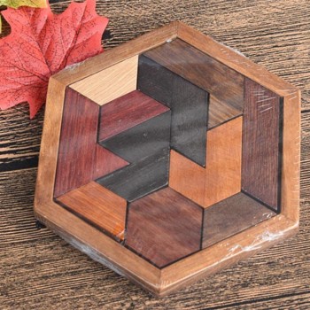 Wooden Puzzles Toys Jigsaw Board Geometric Shape Child Educational Toy Brain Teaser Non Toxic Wood Children Kids Gift Present
