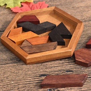 Wooden Puzzles Toys Jigsaw Board Geometric Shape Child Educational Toy Brain Teaser Non Toxic Wood Children Kids Gift Present