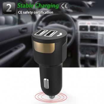 Car Dual USB 3.1A Car Charger 12V Cigarette Lighter Outlet For Car Socket Auto Universal LED 18W Fast Charger Adapte