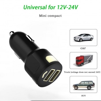 Car Dual USB 3.1A Car Charger 12V Cigarette Lighter Outlet For Car Socket Auto Universal LED 18W Fast Charger Adapte