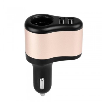 Onever Dual USB Electronic Cigarette Lighter Car Lighter Charger Socket Splitter Adapter 3.1A Charger for iPhone Phone 12V-24V