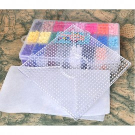 4800 perler beads TOYS 5mm 24colors box set MINI hama educational Kids diy toys fuse beads plussize pegboard sheets ironing pape