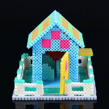 4800 perler beads TOYS 5mm 24colors box set MINI hama educational Kids diy toys fuse beads plussize pegboard sheets ironing pape