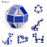 Random color Cool 24 segments of the magic snake Fidge cube Variety Popular Twist Transformable Kids Puzzle Birthday Gift Toy