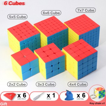 Magic Cube Speed 3x3x3 2x2x2 4x4x4 5x5x5 6x6x6 7x7x7 Cubo Magico 2x2 3x3 4x4 5x5 6x6 7x7 Puzzle Cube Toy Kid Gifts