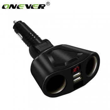 Onever Car Charger Dual USB Low Power Intelligent Chip Rotatable Adjustment for Automobile Data Recorder for iPhone X 8 Plus