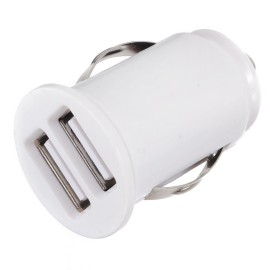 New Dual Usb Car Charger Adapter 12V Power Dual 2 Port USB Mini Car Charger Adapter Car Styling  Electronics Accessories