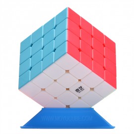 QiYi 4x4x4 Magic Cube Stickerless Professional Competition Speed Cube Educational Puzzle anti-stress Neo Cube Toys for Children