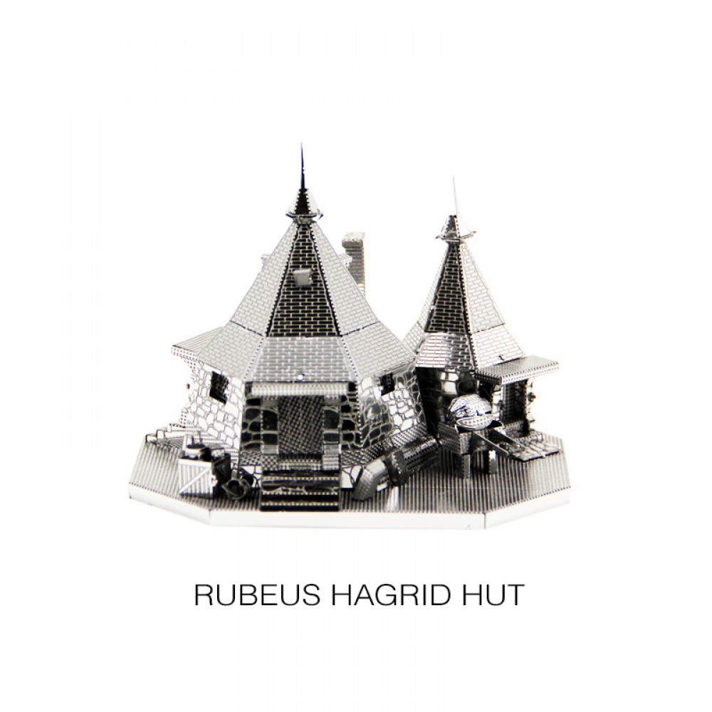 3D Puzzle Harry Potter DIY Metal Puzzle Stress Relief Toys Rubeus Hagrid Hut Gringotts Dragon Hogwarts Express Toys For Children