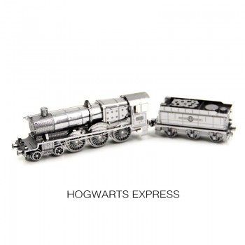 3D Puzzle Harry Potter DIY Metal Puzzle Stress Relief Toys Rubeus Hagrid Hut Gringotts Dragon Hogwarts Express Toys For Children