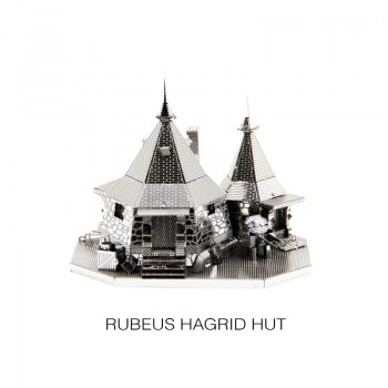 3D Puzzle Harry Potter DIY Metal Puzzle Stress Relief Toys Rubeus Hagrid Hut Gringotts Dragon Hogwarts Express Toys For Children