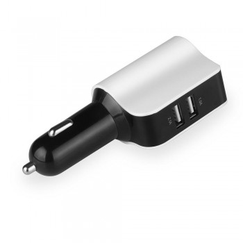 Onever Car Cigarette Lighter Socket Dual USB Car Quick Charger 2 Port Power Adapter for iPhone iPad 2.1A Charging Mobile Phone