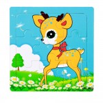 Wooden Toys Building For Baby Montessori Educational Puzzles For Children 4 Years Puzzle Wood Kids Baby Training Toy MA27d