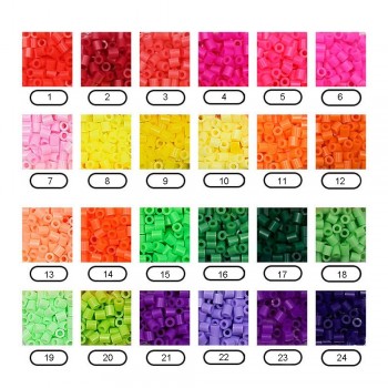 1000pcs 5mm/2.6mm EVA Hama Perler Beads Toy Kids Fun Craft DIY Handmaking Fuse Bead Multicolor Intelligence Educational Toys P20
