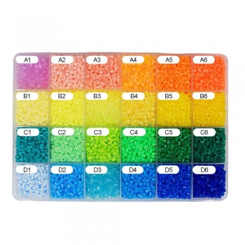 1000pcs 5mm/2.6mm EVA Hama Perler Beads Toy Kids Fun Craft DIY Handmaking Fuse Bead Multicolor Intelligence Educational Toys P20