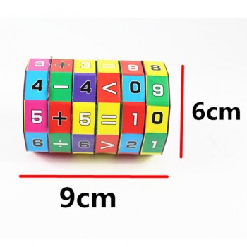 Cherryb  New Children Kids Mathematics Numbers Magic Cube Toy Puzzle Game Gift