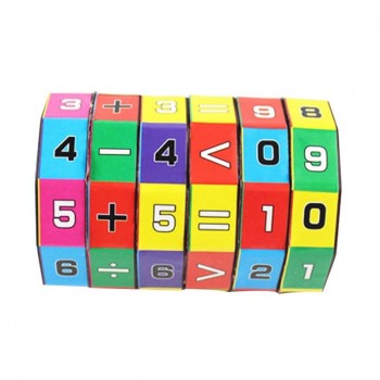 Cherryb  New Children Kids Mathematics Numbers Magic Cube Toy Puzzle Game Gift