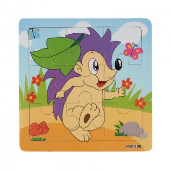 2017 new Hot selling Children Wooden Animal Jigsaw Toys Educational Kids Puzzles Toy Jigsaw Puzzle Brinquedos Lowest price#520