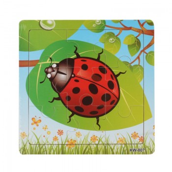 2017 new Hot selling Children Wooden Animal Jigsaw Toys Educational Kids Puzzles Toy Jigsaw Puzzle Brinquedos Lowest price#520