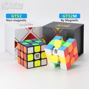 Moyu WeiLong GTS V2 3X3X3 Magnetic Cube Magic Cube 3x3x3 Speed Cube Puzzle Weilong GTS 2M/GTS2 M Weilong GTS2M For Children Toy