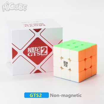 Moyu WeiLong GTS V2 3X3X3 Magnetic Cube Magic Cube 3x3x3 Speed Cube Puzzle Weilong GTS 2M/GTS2 M Weilong GTS2M For Children Toy