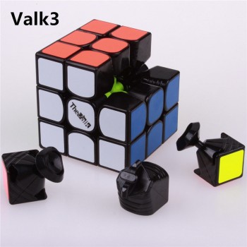 Qiyi the valk3 power m speed cube 3x3x3 magnetic stickerless professional cubo magico toys for kids valk 3 m puzzle cube magnet
