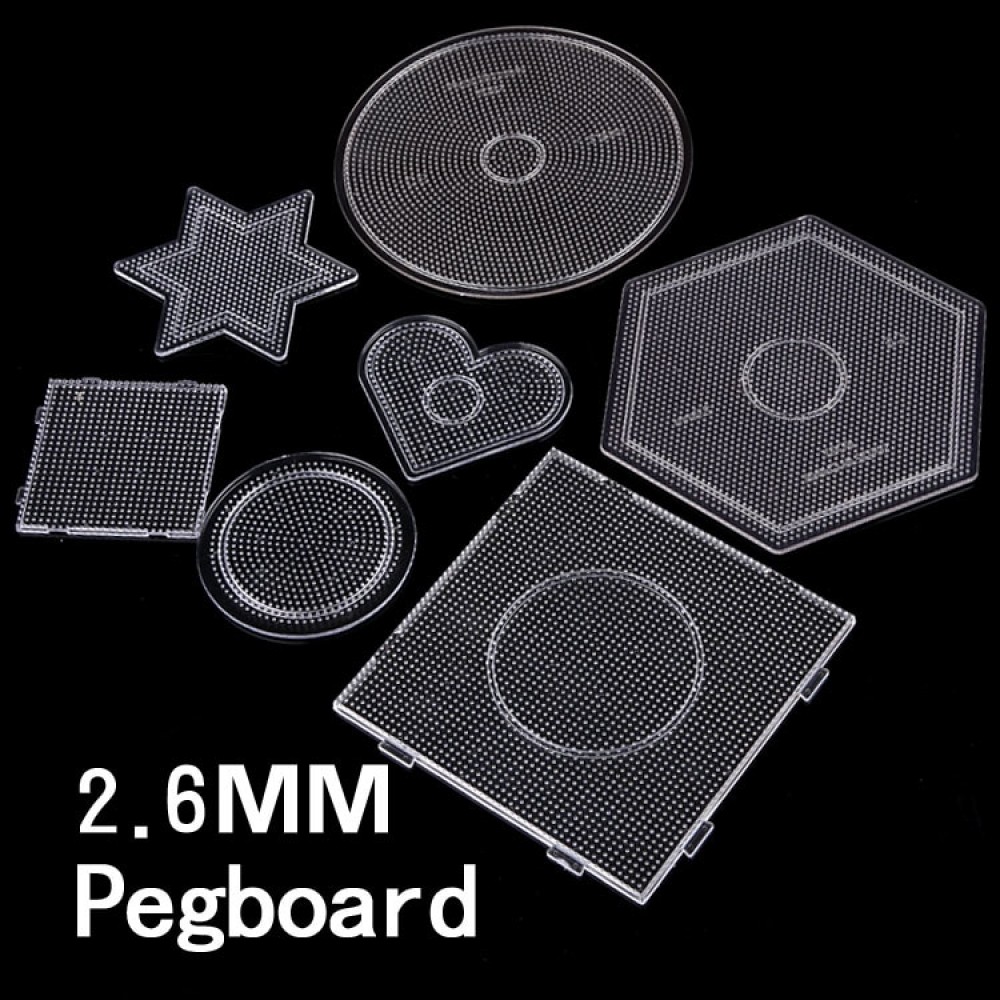 2.6mm Mini Hama Beads Perler Beads For Kids Craft Fuse Beads Puzzle Pegboards Patterns  DIY Puzzles Template