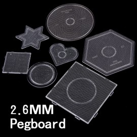 2.6mm Mini Hama Beads Perler Beads For Kids Craft Fuse Beads Puzzle Pegboards Patterns  DIY Puzzles Template
