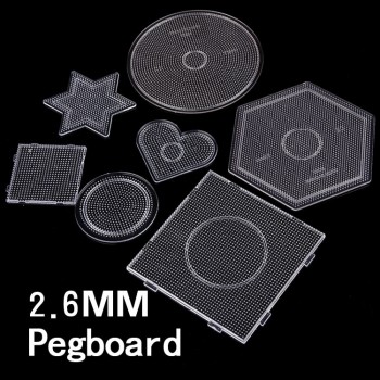 2.6mm Mini Hama Beads Perler Beads For Kids Craft Fuse Beads Puzzle Pegboards Patterns  DIY Puzzles Template