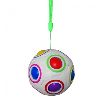 Creative Spheric Magic Rainbow Ball Plastic Magic Balls Puzzle Children Educational Learning Luminous Cube Toys for Children