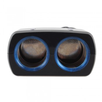 12/24V Car Charger Car Cigarette Lighter Two Way Sockets Charger Power Adapter Socket Splitter Car Electronics Accessories